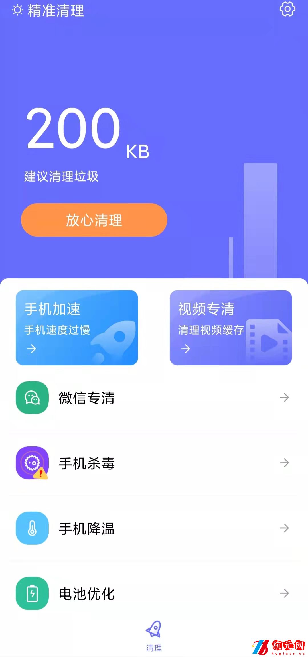 精準清理